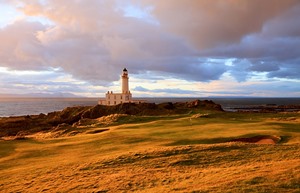 ailsa 9th green sunset