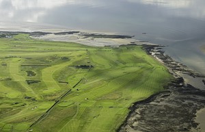 kilspindie drone shot