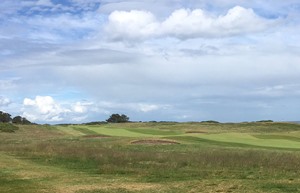 looking up 2nd hole Murcar