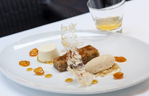 2 dessert with Morelli s ice cream