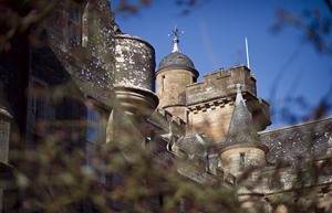 glenapp castle turrets towers