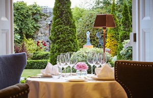 Orchids Restaurant Overlooking The Back Garden Terrace