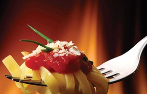 FOOD pasta fork