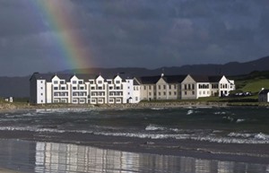 Resized rainbow over rosapenna hotel