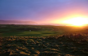 Machrihanish Dunes 18th Green Sunset