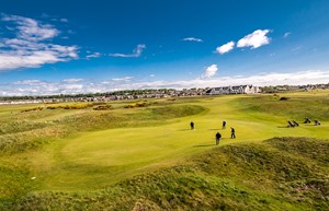 carnoustie championship drone image